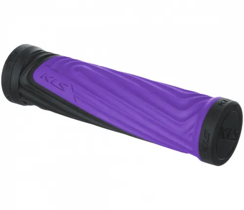 Грипсы KLS ADVANCER 2D 130мм, чёр./фиол.
