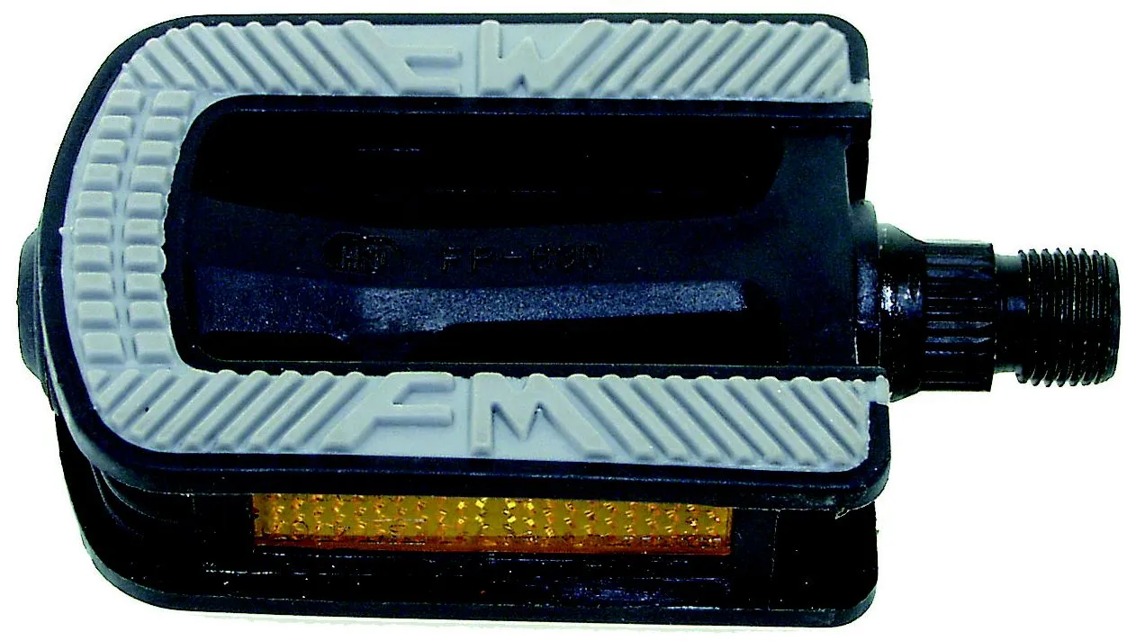 Педали 5-311046 пласт. с отражат. антискольз. детские (50) черные