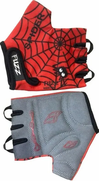 Перчатки 08-202024 детские лайкра SPIDER красно-че
