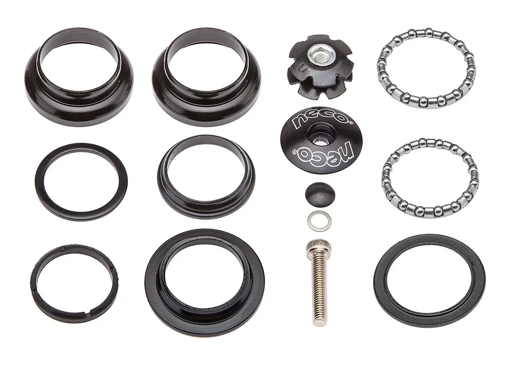 Детали рулевой колонки H846 NECO 1-1/8" безрезьбовая сталь. чёрн.